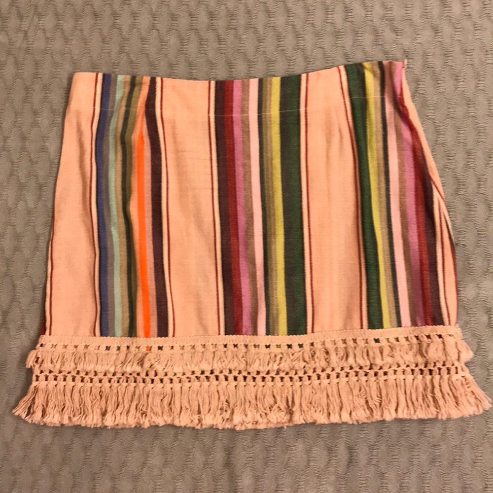 Ivy Jane striped skirt NWT